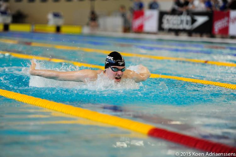 Ken Cortens vlinderslag Leuven Aquatics